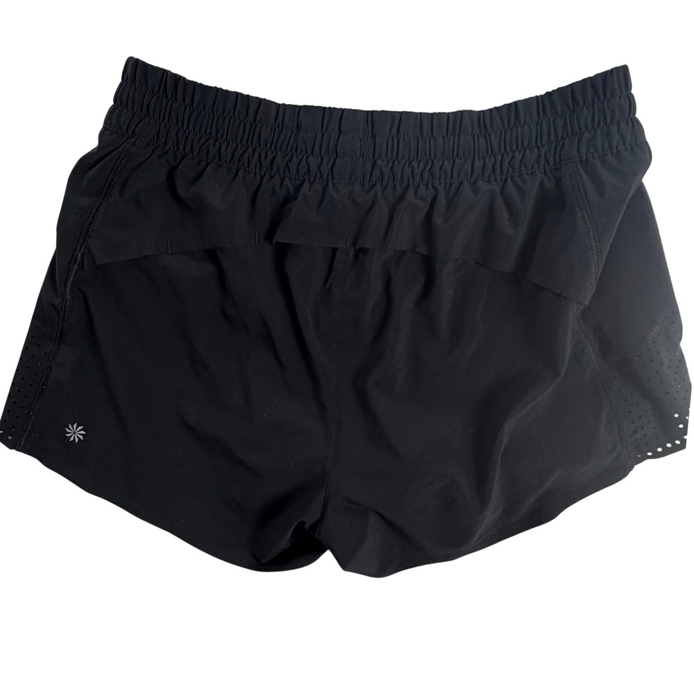 Athleta Hustle 3" Short Black Running Training Shorts Women Size Small